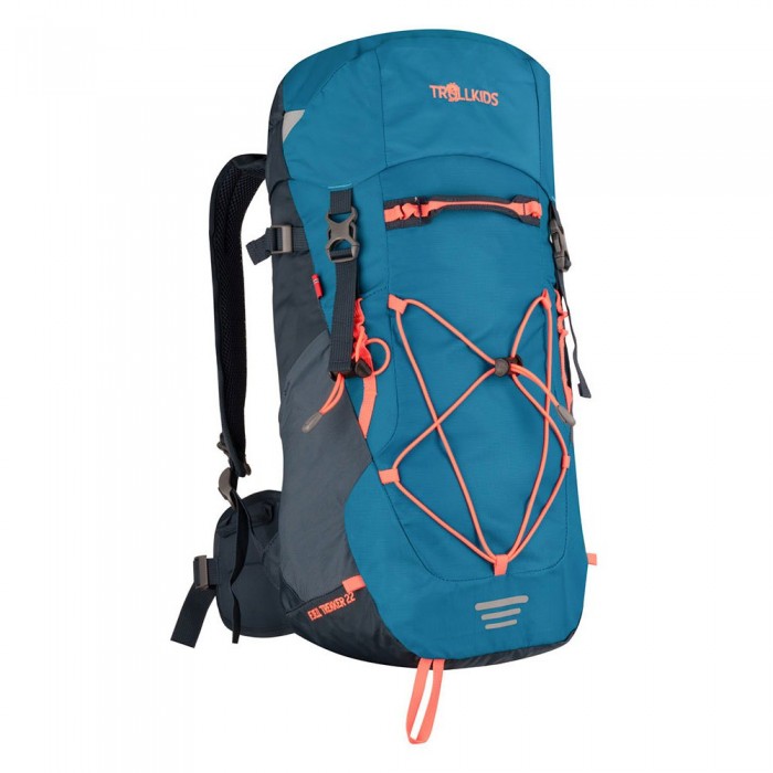 [해외]TROLLKIDS Fjell 22L 배낭 4140923313 Atlantic Blue / Dark Navy / Glow Orange