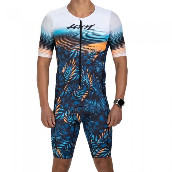 [해외]ZOOT LTD Tri Aero Racesuit 반팔 트라이어슬론 6141044837 Club Aloha