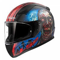 [해외]LS2 FF353 Rapid II Zombie 풀페이스 헬멧 9140764365 Black / Red