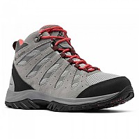 [해외]컬럼비아 Redmond™ III Mid Waterproof 등산화 4140983618 Steam / Red Coral