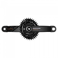 [해외]ROTOR Insipider Kapic CL52 Q34 파워미터가 장착된 크랭크 1140737014 Black