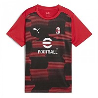 [해외]푸마 AC Milan 경기 전 주니어 반팔 티셔츠 3140939400 For All Time Red / Black