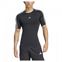 [해외]아디다스 Techfit 3 Stripes 반팔 티셔츠 7141050668 Black