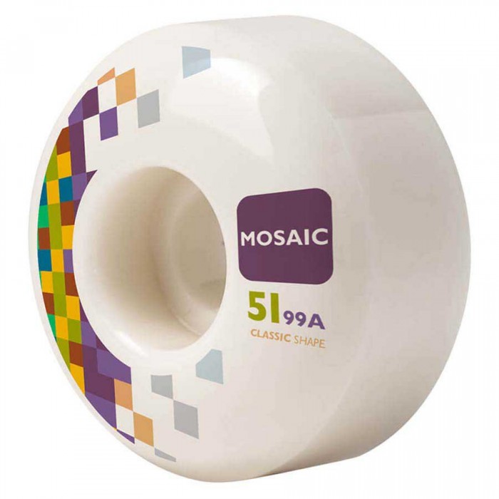 [해외]MOSAIC COMPANY Rutor CS 51 mm 스케이트 바퀴 14140537784 White