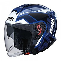 [해외]SMK GTJ Tourer 오픈 페이스 헬멧 9141187587 White / Blue