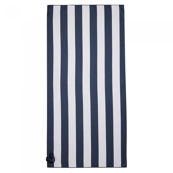 [해외]레가타 Printed Microfibre Beach 수건 3140709267 Navy / White Stripe