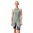 [해외]스피도 Fastskin LZR Ignite Kneeskin 오픈 백 경기용 수영복 6141025615 Country Green / Black / Nectarine