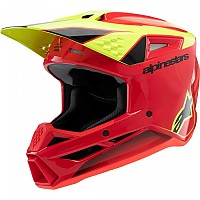 [해외]알파인스타 SM3 Fray 오프로드 헬멧 9141309420 Red / Yellow Fluor / Black Glossy