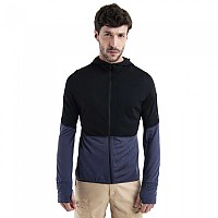 [해외]아이스브레이커 Merino 200 Real플리스 Descender 풀지퍼 스웨트셔츠 4141265075 Black / Graphite / Cb