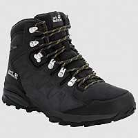 [해외]잭울프스킨 신발 Refugio Texapore Mid 하이킹화 4138507278 Grey Dark / Yellow Robuste