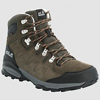 [해외]잭울프스킨 신발 Refugio Texapore Mid 하이킹화 4138635251 Green Kaki / Dark Grey