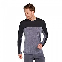 [해외]아이스브레이커 Merino 125 Cool-Lite Sphere Colour Block 긴팔 티셔츠 4141264864 Graphite Heather / Black / Cb