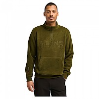 [해외]팀버랜드 Linear Logo Polartec 200 하프 지퍼 플리스 4141176562 Dark Olive