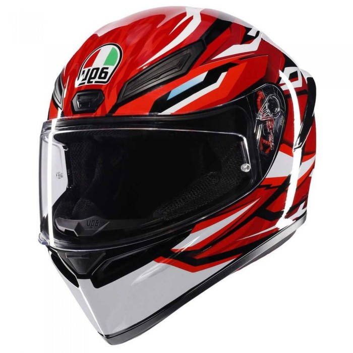 [해외]AGV K1 S E2206 풀페이스 헬멧 9141221004 Lion Black / Red / White