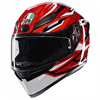 [해외]AGV K1 S E2206 풀페이스 헬멧 9141221004 Lion Black / Red / White