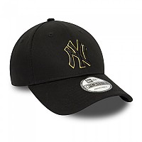 [해외]뉴에라 Metallic Outline 9Forty New York Yankees 모자 140595670 Black