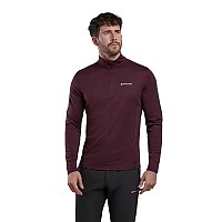 [해외]몬테인 Dart Half Zip 긴팔 티셔츠 4140910477 Dark Garnet