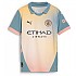 [해외]푸마 Manchester City FC Replica 주니어 반팔 티셔츠 3141277382 Rosebay / Bold Blue