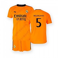 [해외]REAL MADRID 24/25 Bellingham Away 주니어 세트 3141185468 Orange