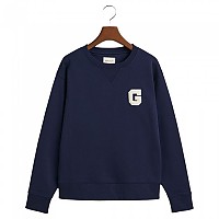 [해외]간트 G Badge 스웨트셔츠 141000826 Classic Blue