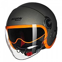 [해외]놀란 N21 Visor 06 Ocio 오픈 페이스 헬멧 9141452187 Gloss Stone / Orange