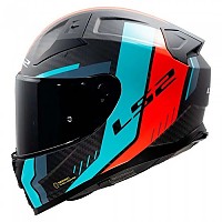 [해외]LS2 FF811 Vector II Carbon Grid 풀페이스 헬멧 9141454292 Cyan