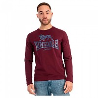 [해외]LONSDALE Ayrshire 긴팔 티셔츠 2 단위 7141308101 Dark Navy / Oxblood