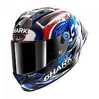 [해외]샤크 Aeron-GP Fim Racing 1 Replica Zarco Signature 풀페이스 헬멧 9141412452 White / Black / Blue