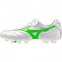 [해외]미즈노 Morelia II Japan 축구화 3141510989 White / Neon Green / Galaxy Silver