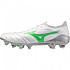 [해외]미즈노 Morelia Neo IV Beta Elite Mix 축구화 3141510994 White / Neon Green / Cool Gray 3C