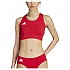 [해외]아디다스 Adizero Essentials Crop 스포츠 탑 141585122 Team Power Red 2