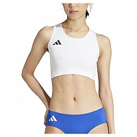 [해외]아디다스 Adizero Essentials Crop 스포츠 탑 141585124 White