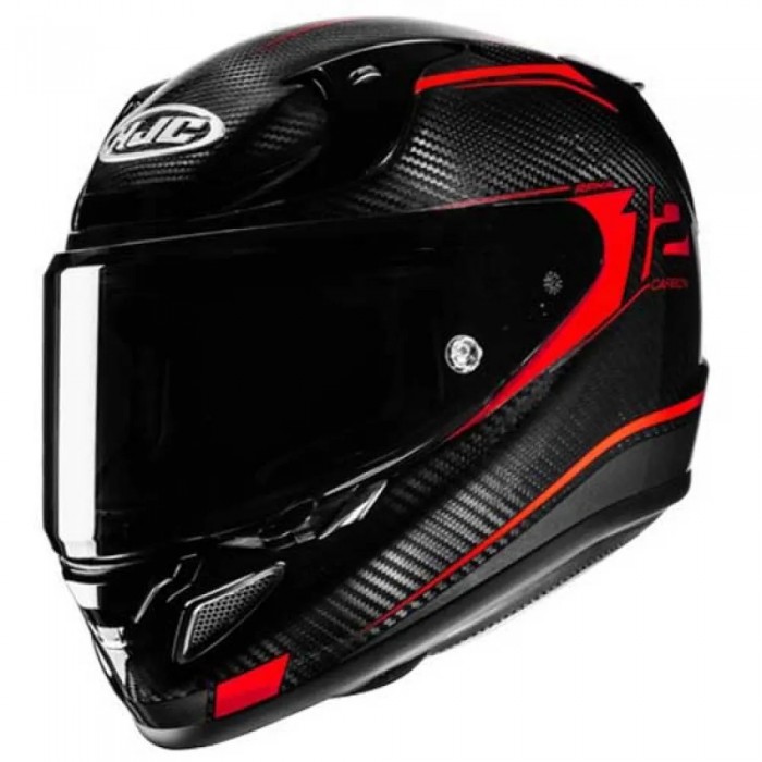 [해외]HJC RPHA 12 Carbon Keres 풀페이스 헬멧 9141564021 Black / Red