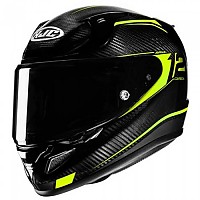 [해외]HJC RPHA 12 Carbon Keres 풀페이스 헬멧 9141564018 Black / Yellow Fluor