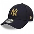 [해외]뉴에라 Metallic 9Forty New York Yankees 모자 141490995 Navy