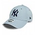 [해외]뉴에라 Metallic Logo 9Forty New York Yankees 모자 141491003 Pastel Blue