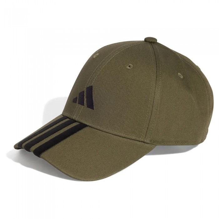 [해외]아디다스 3 Stripes New Logo Baseball 모자 141580053 Olive Strata / Black