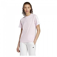 [해외]아디다스 Essentials 3 Stripes Cotton 반팔 티셔츠 141515957 Clear Pink / White 2