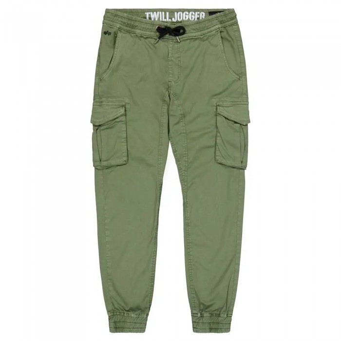 [해외]알파 인더스트리 Cotton Twill Jogger 카고 팬츠 141591231 Vintage Green