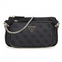 [해외]GUESS Noelle Dbl Pouch 숄더백 141626215 Coal Logo