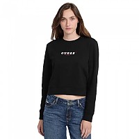 [해외]GUESS JEANS Gj Crop Cn 3D Emb 스웨트셔츠 141631535 Jet Black A996