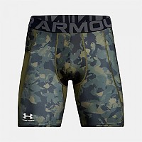 [해외]언더아머 HeatGear Armour PrInchted Comp 반바지 7141021015 Marine OD Green / White