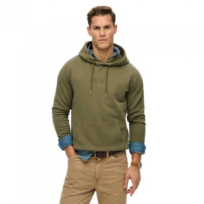 [해외]슈퍼드라이 Utility Sport 후드티 141663678 Olive Night Green